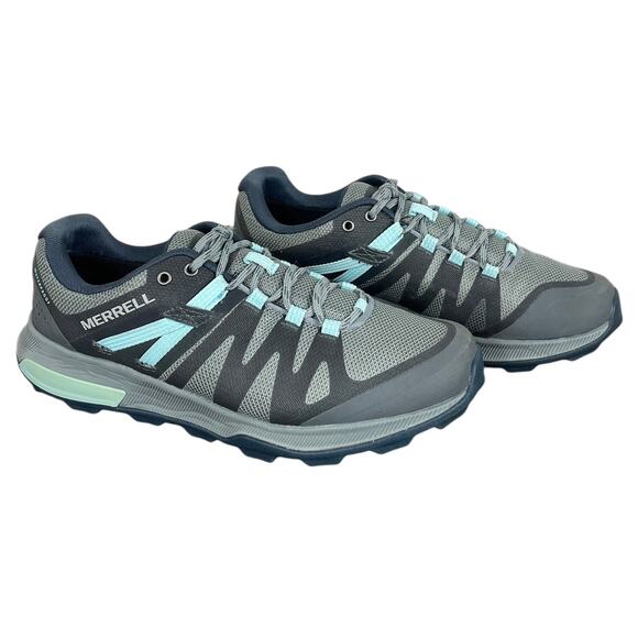 Merrell Zion FST Hiking Shoes Gray Blue Women’s 8  Waterproof Walking Outdoors - Picture 4 of 11